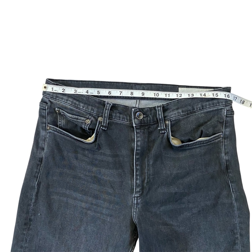 Men's Rag & Bone Fit 2 Slim Black Jeans 34W 32L - Picture 8 of 11